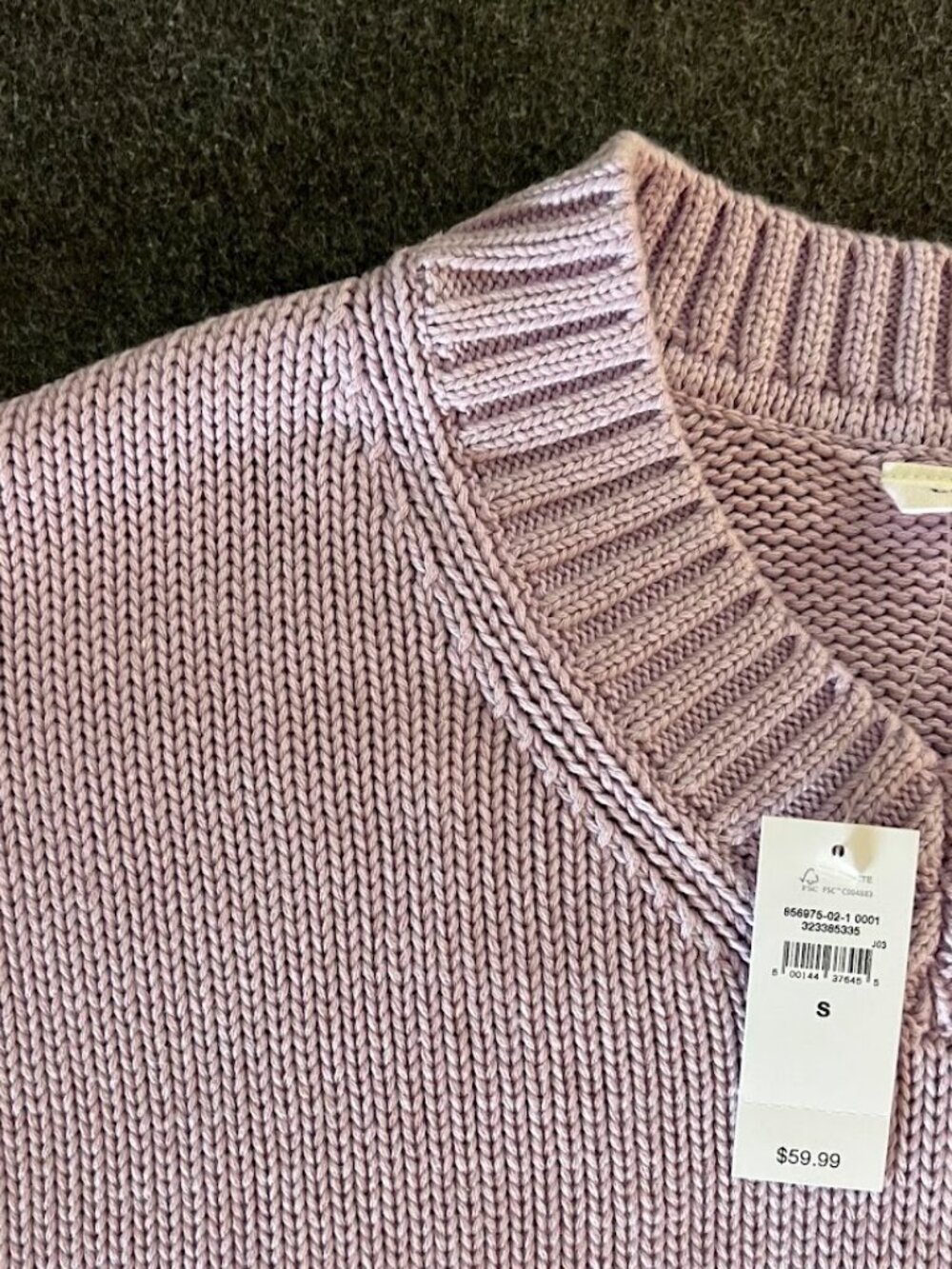 Gap Brand Women's Lilac Knit Sweater, NWT, Size S - Picture 3 of 7
